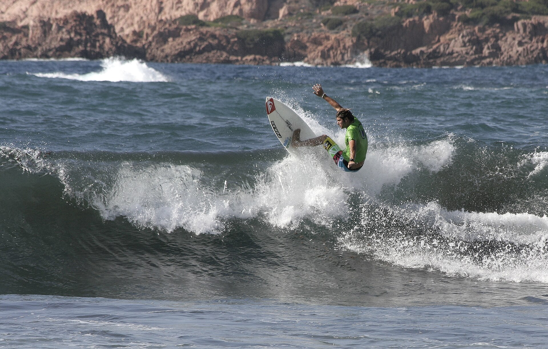 Surfer at La Marinedda, Isola Rossa